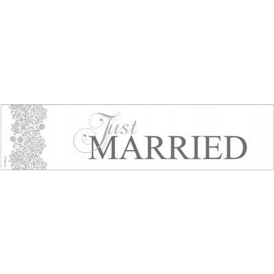 Nummer plaat - Just Married