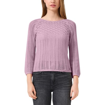 s.Oliver -qs Pullover Pink Maat: S | Sweaters Outlet | Dames | Roze