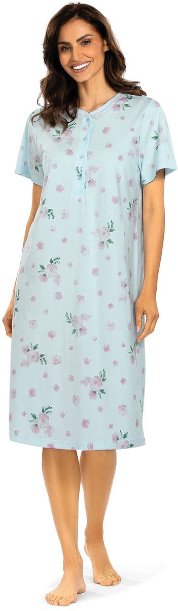 Dames Nachthemd Garden Dream Classic Bleu