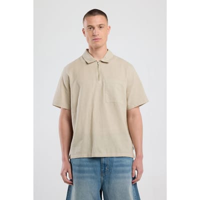 America Today Ike Cappucino Size: S | Polo Shirts Outlet | Heren | Beige