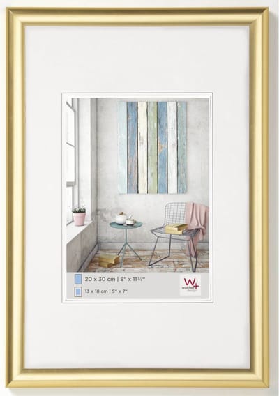 Walther Trendstyle - Kunststof lijst - Fotoformaat 13x18 cm - Goud