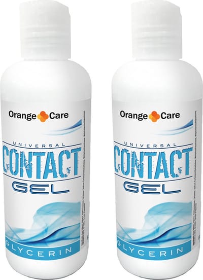 Orange Care Contactgel Elektriciteitsgeleider 2x 200 ML - elektroden therapie geleding elektroden - geleidende elektrode gel TENS / EMS spierstimulatie apparaten voor bescherming huid en hydratatie