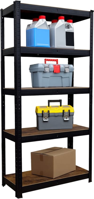 Stellingkast - 875 kg - 150 x 75 x 30 cm - zwart