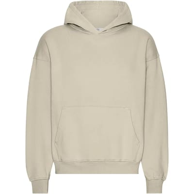 Oversized sweatshirt met capuchon Colorful Standard Organic Oyster Grey