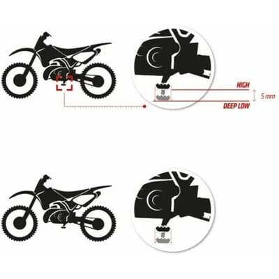Motorfiets voetsteun S3 KTM/Husqvarna Husqvarna/KTM