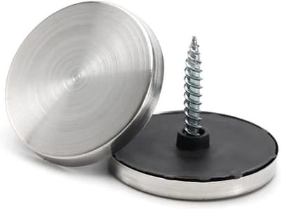 Set van 12 Stuks Spiegel Schroeven 25mm RVS Bevestigingsmateriaal voor Meubels en Decoratie