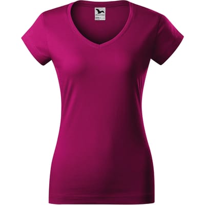 Dames-T-shirt met V-hals Malfini 162