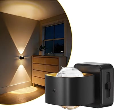 Verte Night Light - LED-Nachtlampje met Stekker - Draaibaar – Sensor van Zonsondergang tot Zonsopgang – Instelbare Helderheid 0-150 LM – 3000K Warm Wit – Nachtlampje met Stekker voor de Gang - Badkamer - Trap en Slaapkamer – Zwart