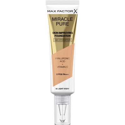 Max Factor Miracle Pure Skin-Improving Foundation - 40 Light Ivory