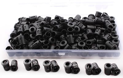 Set van 160 LED Diodes met 5 mm Plastic Houder, Lampenfitting en Montageclips voor Verlichting