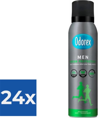 Odorex Deospray Men - Fresh Protection 150 ml - Voordeelverpakking 24 stuks