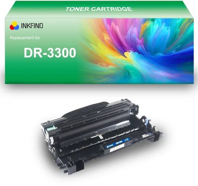 INKFIND DR3300 drum unit (geen tonercartridge TN3330/TN3380) compatibel met Brother DR3300 DR-3300 - 1-pack