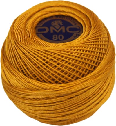 DMC Dentelles 783 goud - Haakgaren / Breigaren