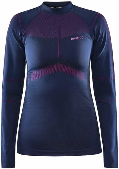 Craft Active Intensity CN LS Dames - Sporttruien - donkerblauw/roze - Vrouwen