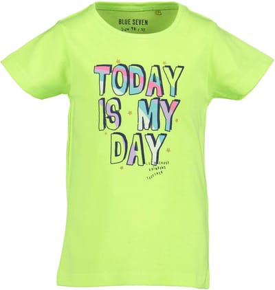 Blue Seven - Meisjes - Groen t-shirt - maat 110
