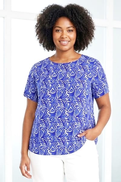 ONLY CARMAKOMA - CARVICO LIFE S/S TOP VIS WVN - Meisjes - Blouses