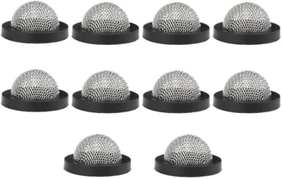 Set van 10 Rubber Platte Ringen 19mm OD, 11mm ID, 3mm Dikte met 60 Mesh Filters voor Douche Slang, Waterdicht en Filterend Accessoire