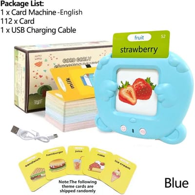 Cartes Flash Parlantes Machine d'Apprentissage pour Tout-Petits Éducatif Précoce Langage Livre Audio Électronique Cartes Flash pour Enfants Jouets Montessori