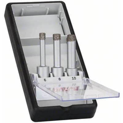 Bosch Accessories Robust Line 2608587145 Diamantboorset droog 3-delig Van diamant voorzien 1 set(s)