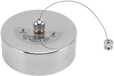 Dailygoods- Waslijn Zware Kwaliteit - Intrekbaar - Roestvrij Staal - Veiligheidsmechanisme - Voor Binnen/Buiten - 3,8 m Lengte - Kledingdrooglijn