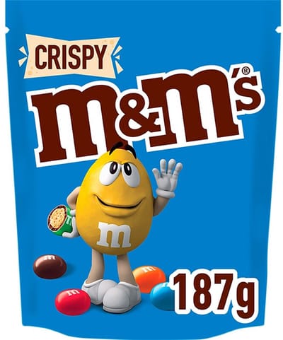 M&M's - Crispy - 12x 187g