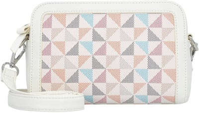 Gabor Schoudertas Meria Camera Bag Printed Rose Crème