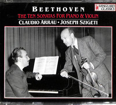 The ten sonatas for piano & violin