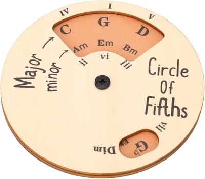 aladdien - Wooden Melody Tool - Akkoorden en Schalen - Ideaal voor Muzikanten - 19.8 x 15.2 x 5 cm - Verbeter Geluidskwaliteit - Geschikt voor Gitaa..