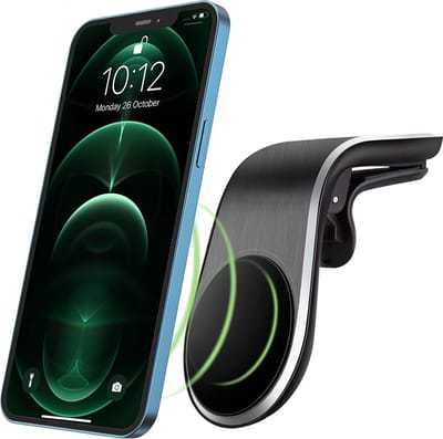GSM Houder Auto Ventilatierooster - Magnetisch - Luchtrooster Telefoonhouders Auto Magnetisch - Magneet Houder - Magneet Telefoon - Metalen Plaatje