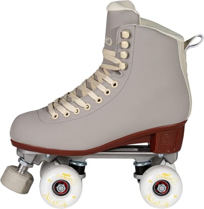 Rolschaatsen - Quad skates Dansschaatsen - Vrije tijd - Veganistisch en comfortabel - 36 EU - Beige