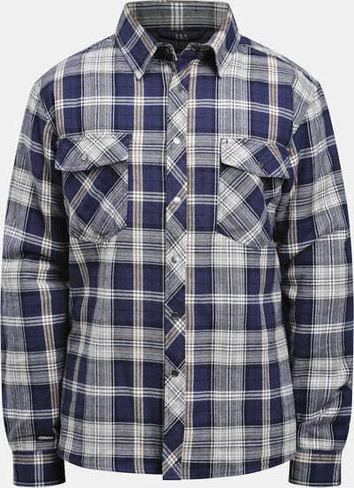 Jobman 5157 Flannel Shirt Lined 65515701 - Navy/Grijs - XL