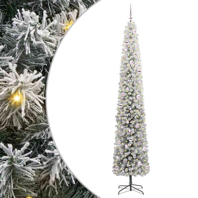 vidaXL - Kunstkerstboom - Groen - 270 - cm - PVC - en - Staal - en - Kunststof