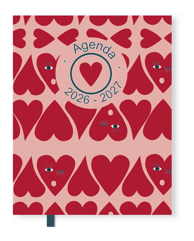Ancor Agenda 26/27 B'LOG HEARTS A5 - AN-131116