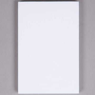 Set van 3 Witte Blanco Notitieblokken - 100 Vellen per Blok - Multifunctionele Memo Pads 4x6 Inch