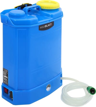 Maxblast schoonmaakhulp rugzak - blauw - 16l - 12v pomp