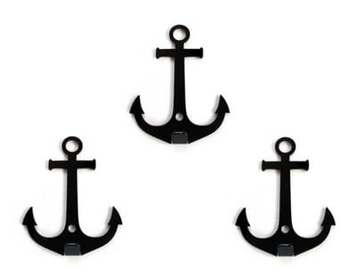 Decorizzly 3 Kotwice - Wandhanger - Staal - Zwart