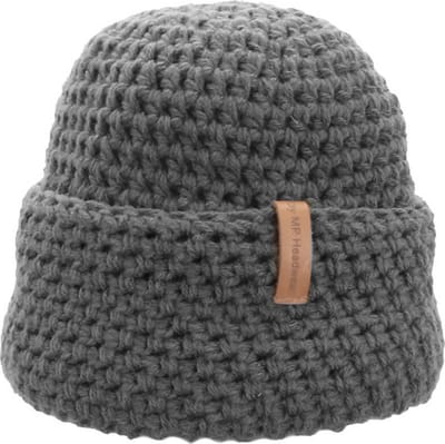 By MP Headwear Newyst Style Q-1308 Beanie Muts - Dark Grey