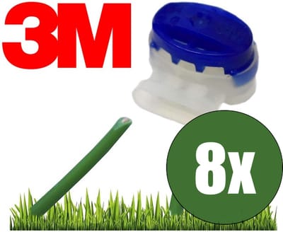 3M Gel connectors | 6 stuks | Kabelverbinders | Scotchlok 314 | Perimeterdraad reparatie |voor alle robot maaiers | Begrenzingsdraad