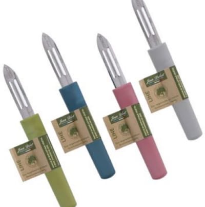 Jean Dubost Eco Line verticale dunschiller grijs, roze, blauw of groen