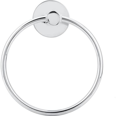 Porte-serviettes mural de salle de bain sans perçage, support de rangement, étagère, accessoire white