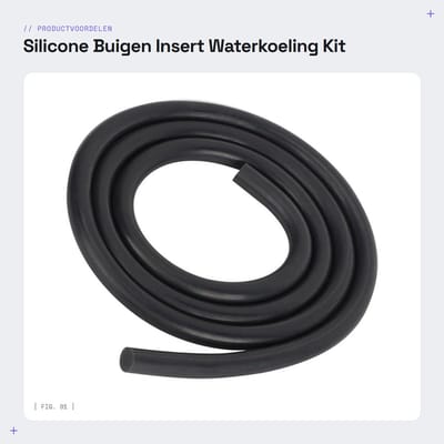Dailygoods- Silicone Buigen Insert - Hittebestendige Slang - Buigende Kit - Acryl Slang Accessoire - 3 Maten - Duurzaam Silicagel Materiaal - Buigkit