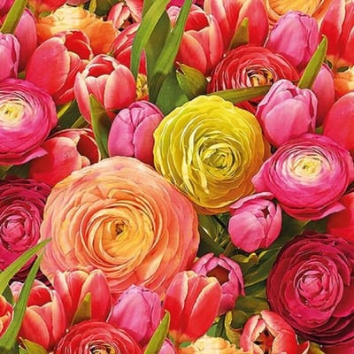 Lunch servetten - Ranunculus