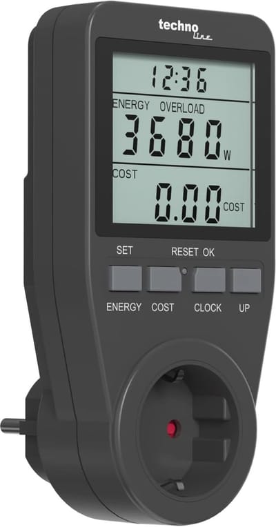 Energiekostenmeter voor Huishoudelijke Apparaten - Verbruik Controleren en Besparen op Energiekosten