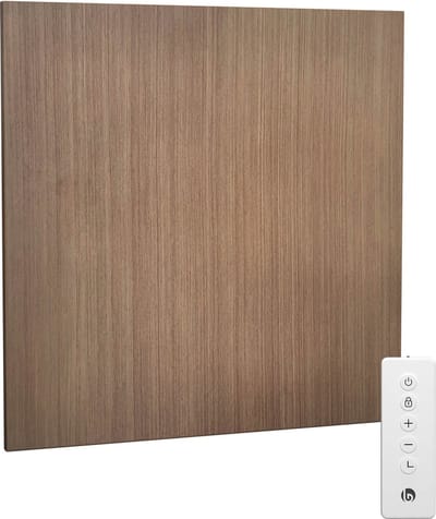 Blumfeldt Infrarood wandverwarming 350W – IP44, Wifi- & app-bediening, Thermostaat, Oververhittingsbeveiliging, Infraroodverwarming voor bad & woonkamer, Energiezuinig, Wandmontage, Houtdesign