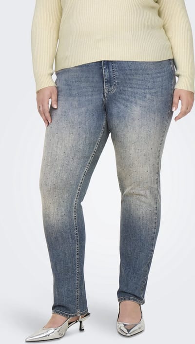 ONLY Carmakoma Slim fit jeans CARSUI High waist Slim fit Jeans