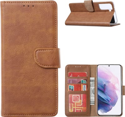 Cityhoesje-Bookcase incl. Pasjeshouder geschikt voor Samsung S21 Ultra