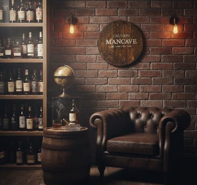 ManCave / Wandbord "Mancave" / Cadeau / Mannen / Stoer / Gift