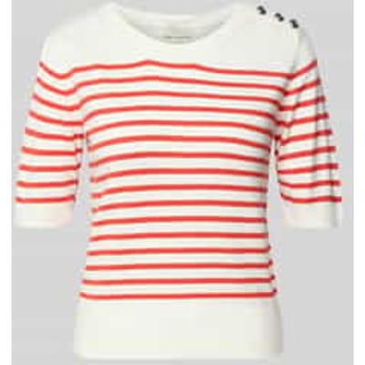 Gebreid shirt van Mix van viscose en elastaan met Knoopsluiting