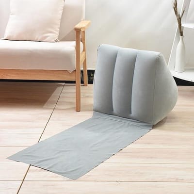 umsl Opvouwbare Zachte Opblaasbare Strand Mat Festival Camping Leisure Lounger Terug Kussen Stoel Seat Luchtbed Reizen Matras