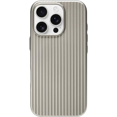 3D Streep Metaalverf Magnetische Hoes Voor iPhone 17 16 15 14 Pro Max Magsafe Mat Geribbeld Bagagepatroon Armor PC Hoes iPhone 15